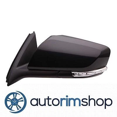 GM1320461 Driver Mirror w Heated Glass w Turn Signal for 14-20 Chevrolet Impala