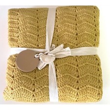 Crochet Heirloom Baby Ripple Blanket by OB Designs