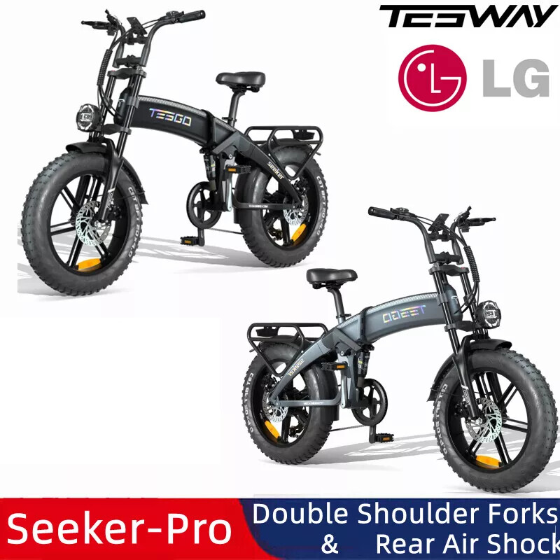TESGO ELECTRIC Foldable BIKE 1000W 48V 17AH Max 28mph E-BIKE 20