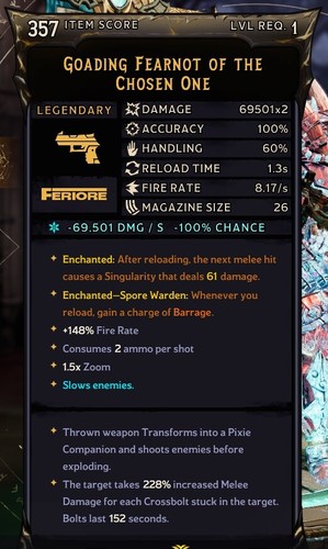 Tiny Tina's Wonderlands LEVEL 1 MODDED GEAR ⭐️ Articoli GodMode (PS4/5 | XBOX | PC) - Foto 80 di 207