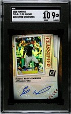 2020 Donruss Eloy Jimenez Classified Signatures SGC 9 w/10 AUTO