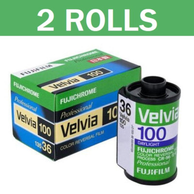 Fujifilm VELVIA 100 Color Reversal Film for sale online | eBay