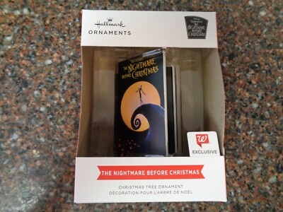 Hallmark 2021 Nightmare Before Christmas VHS Case Ornament Brand New Walgreen's
