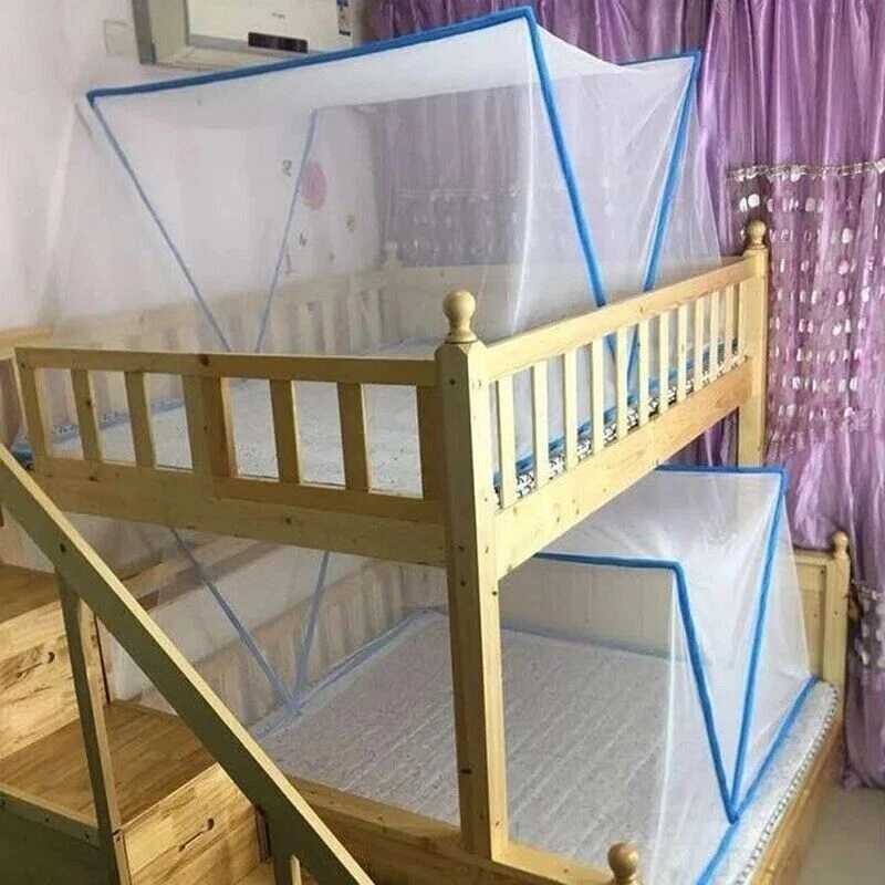 MOSQUITERA CON DOSEL PARA CAMA DOBLE CORTINA PROTECCIÓN MOSQUITOS - Imagen 3 de 4