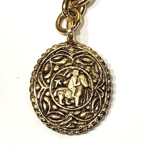 80s vintage ゴールド 同円八紋 ブランドチェーンベルト バブル期 80s vintage ゴールド 同円八紋 ブランドチェーンベルト バブル