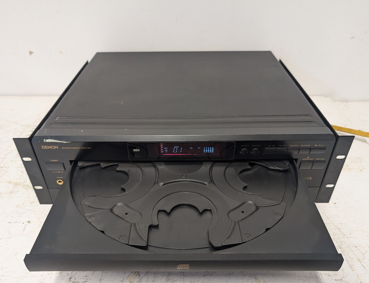 Denon DCM-280 ~ Compact Disc Player, 5-Disc CD Changer, MP3