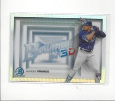 2022 Bowman Chrome Baseball Bowman In 3D (Refractor) Insert Singles - You Choose
