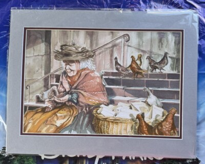 2025 Disney Fine Art Mary Poppins Steps of St. Paul Tony Baxter 18x14'' Print