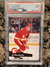 1991 PRO-SET AWARDS SPECIAL AL MACINNIS AC 8 EXTREMELY RARE PSA 9 MINT