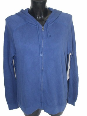 S3) DAMEN HOODIE SWEATJACKE KAPUZE TOLLE RÜCKENPARTIE BLAU  ELEMENT  Gr. M NEU