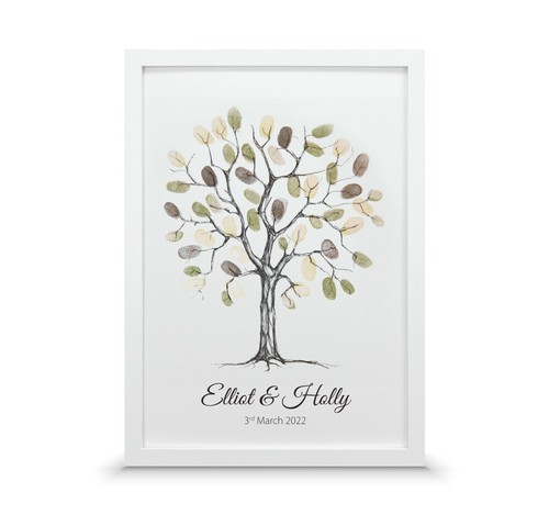 Fingerprint wedding tree | Guest book alternative | wedding thumb print tree - Picture 32 of 34