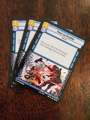 X3 Make An Opening 076 Star Wars Unlimited Spark Of Rebellion SOR Playset