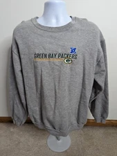 Vtg Green Bay Packers Crewneck Sweatshirt Men's L NFL 2002 North Division Champs