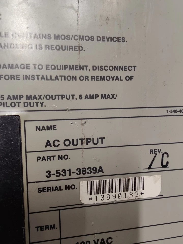 Cincinnati Milacron 3-531-3839A AC Output Module - Image 2 of 4