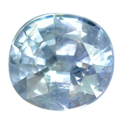 SHOLA GLC Zertifiziert 2,00 Ct Natürlicher Hell Blau Saphir Nur Erhitzt Ceylon - Bild 1 von 4