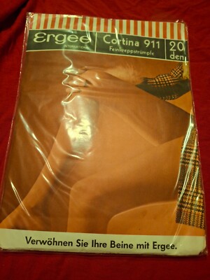 Ergee Cortina 911, Feinkreppstrümpfe, 20 den, Gr. 9,5 - 10, schwarz, Neu OVP