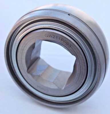2x Premium GW211PPB3 AG Disc Harrow Bearing 1-1/2'' Square Bore DS211TTR3 Re-lube