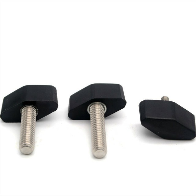 4pcs M5 knob screw diamond T head rotate bolt plastic hand twist screws SUS304 eBay