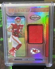 SKYY MOORE 2022 Panini Certified Football Rookie Patch New Generation CHIEF /349