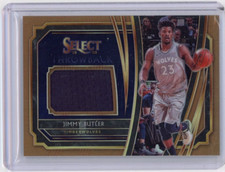Jimmy Butler 2019 Select Throwback Memorabilia Copper Prizm Patch /49 #TM-JBT