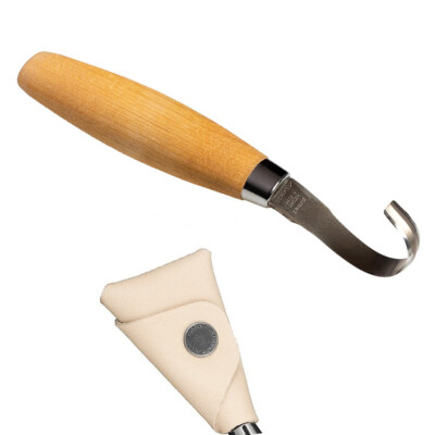 Mora 162S Edelstahl Double Edge Löffel Schüssel Schnitzwerkzeug mit Mora Scheide
