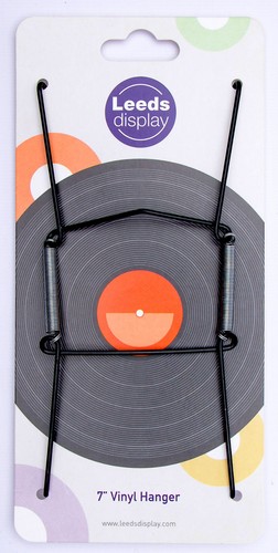 Leeds Display Vinyl 7" & 12" Record Hangers : Black Wire - Picture 12 of 15