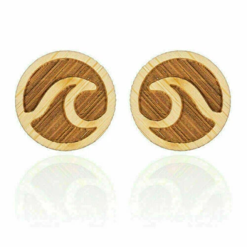 Pendientes de Moda Zafiro de madera