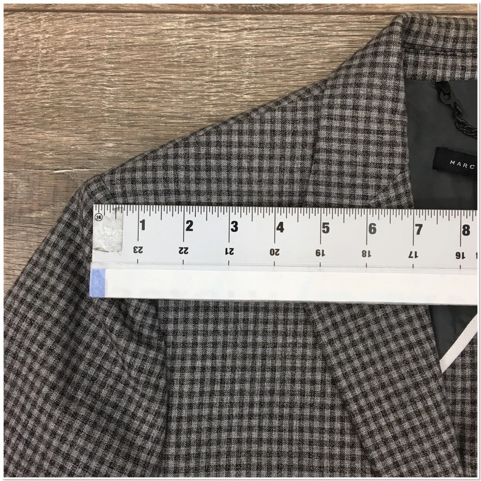 MARC JACOBS Hombres Blazer Abrigo Deportivo Chaqueta Informal Talla L (42) Traje Ajustado Algodón Foto 4 de 4