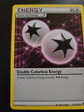 Pokemon TCG Card 2016 XY Fates Collide Double Colorless Energy 114/124 Non-Holo