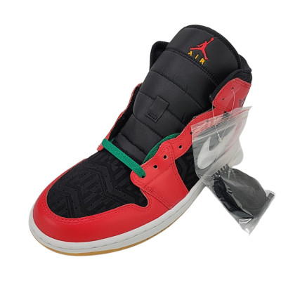 Nike AIR JORDAN 1MD SE Men's Shoes Christmas Black/Red Multi Sz DQ8417-006 NEW!