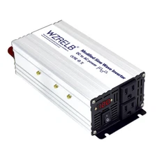 Power Converter 800W Modified Sine Wave Inverter 12V to 120V Truck Motor RV Car