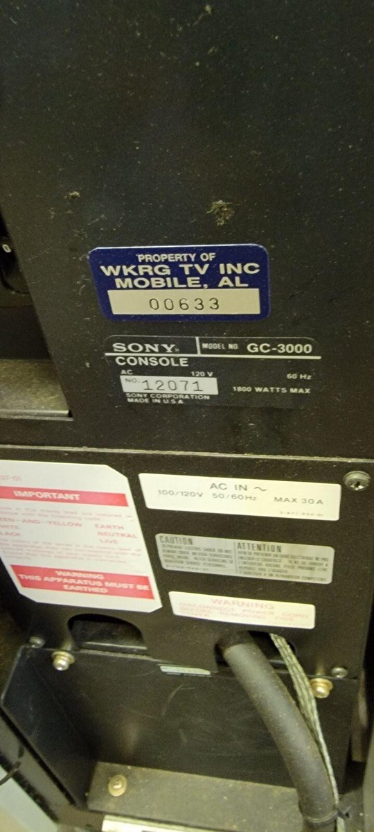 SONY BVH-3100 Vintage 1