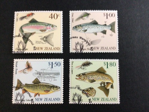 NEW ZEALAND USED CTO SET-1997 FLY FISHING SG 2082/5