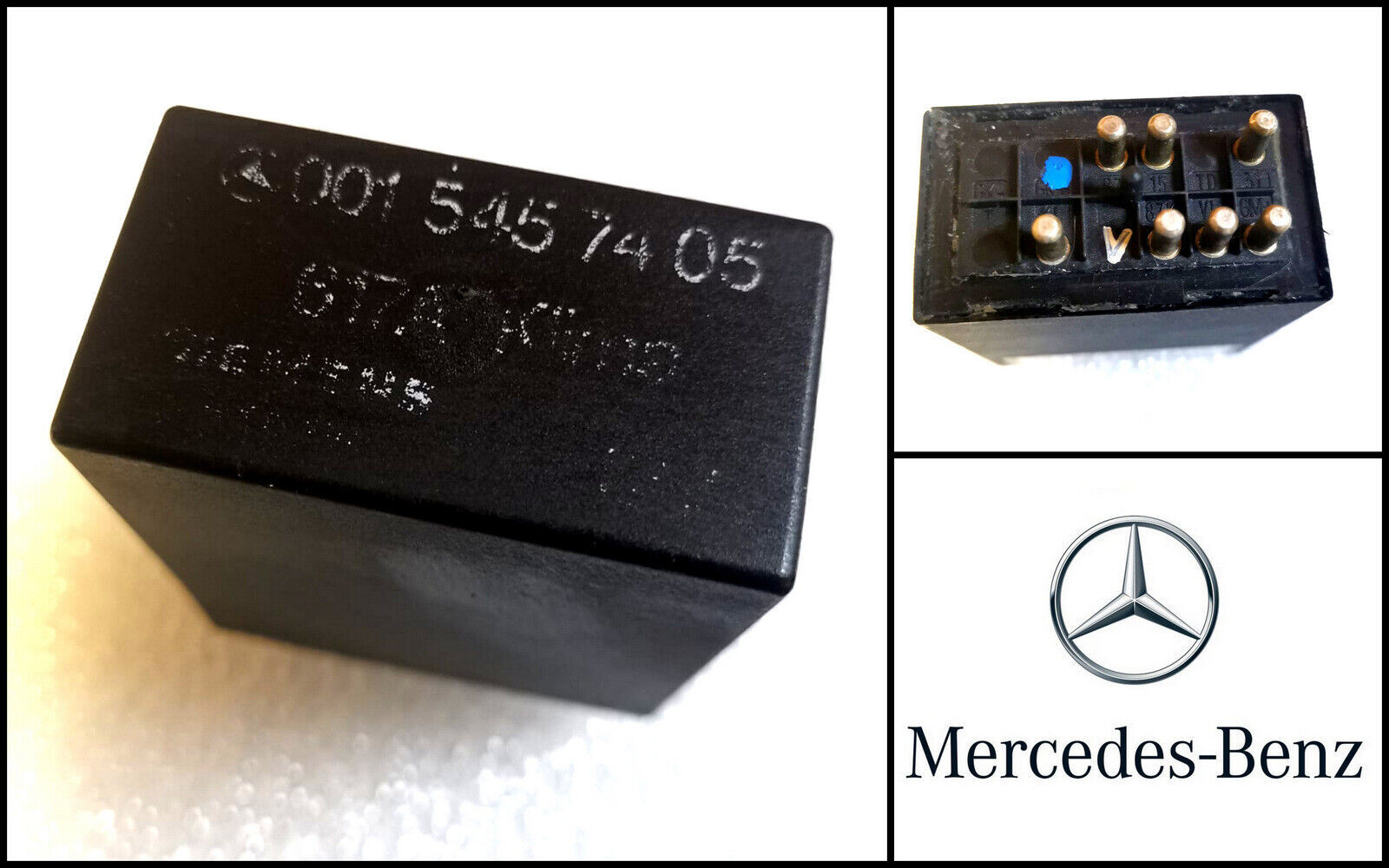Genuine Mercedes 0015457405 617A AC Compressor Relay for W123 W126 Models-image