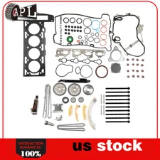 Engine Timing Chain w/ Balance Shaft Kit Full Gasket Set For 07 Chevrolet 2.2L