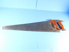 26" DISSTON D-42 Victory hand saw 8 PPI cross-cut w/ eagle & Liberty Bell logo