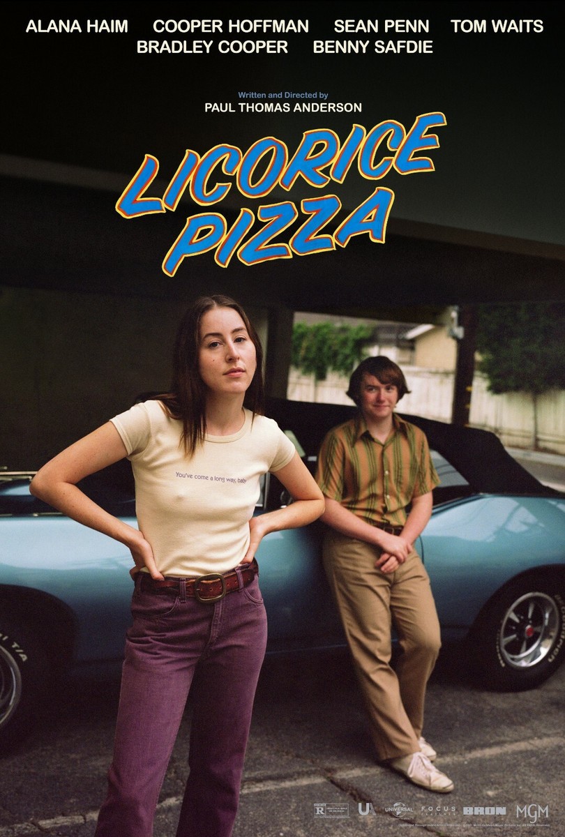 LICORICE PIZZA POSTER ALANA HAIM COOPER HOFFMAN BRADLEY COOPER