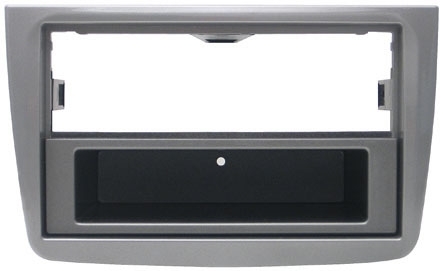Mascherina Autoradio 2DIN Alfa Mito 11-14 Grigio Opaco | Kit ISO Top