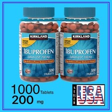 IBUPROFEN, Tablets 200 mg, 1000 Tablets, Kirkland Signature, generic, Ibuprofen