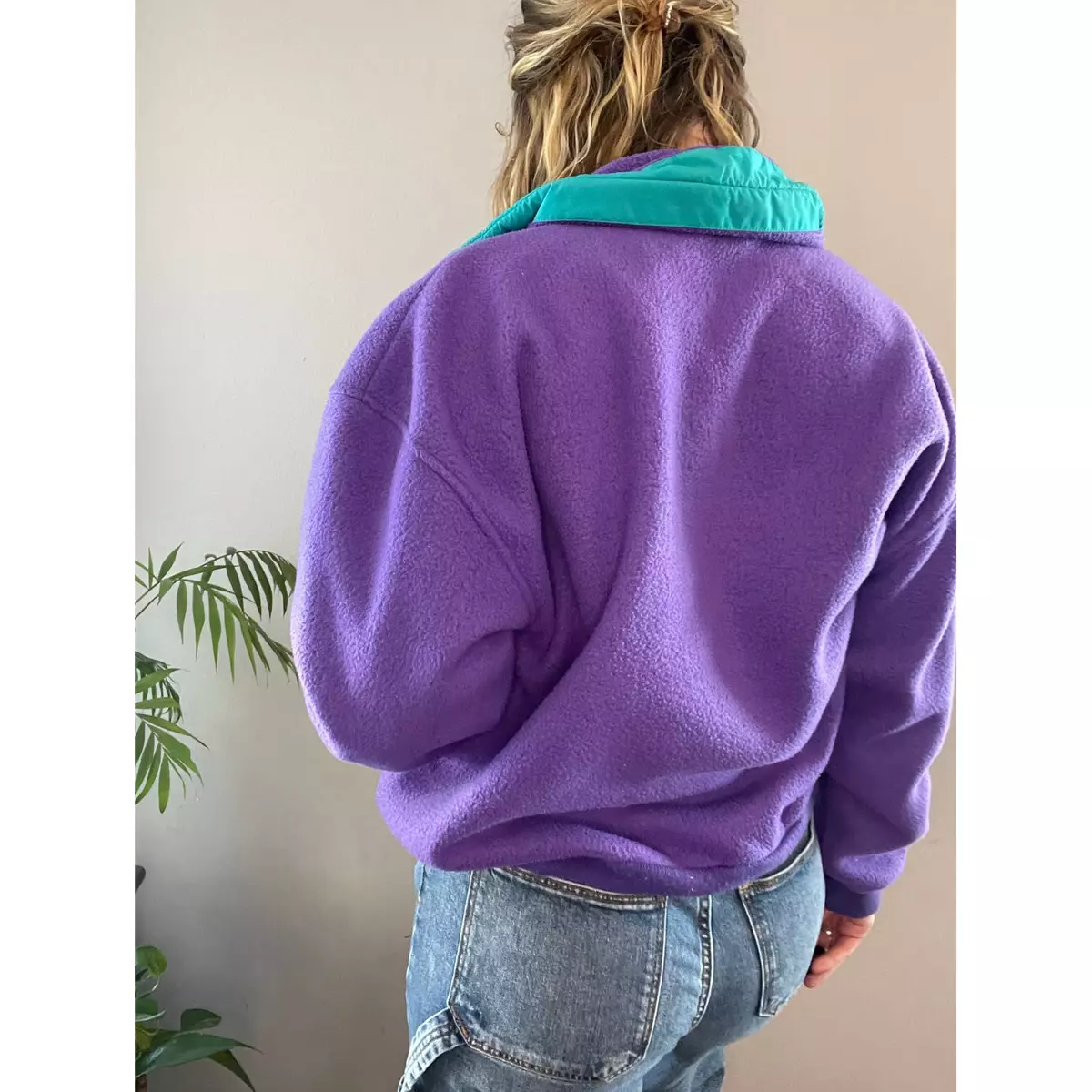 Veste en jean violette new arrivals