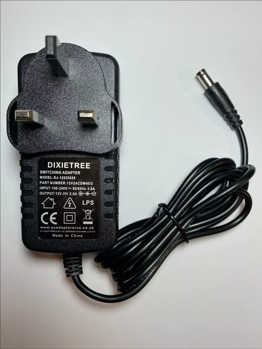 12V 2A Negative Polarity Replacement 4 ROLAND AC Adapter ACJ-230T Model A81220DG 12V 2A Negative Polarity Replacement 4 ROLAND AC Adapter ACJ-230T Model A81220DG