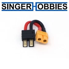 MT RACING MTR2052 XT60 Female to Traxxas TRX Male Wired Adapter HH