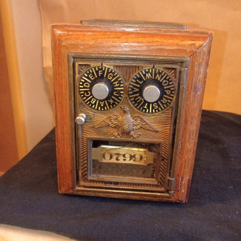 vtg Old'n Time Reproductions/Jolly Good Industries P.O. Lock Box Bank