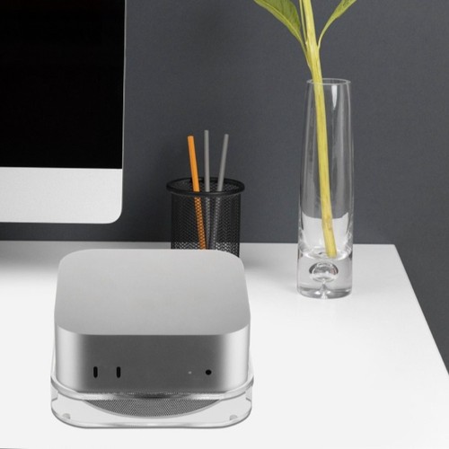 Acrylic Computer Bracket Storage Base for Mac Mini M4 2024 Host Accessories - Zdjęcie 6 z 7