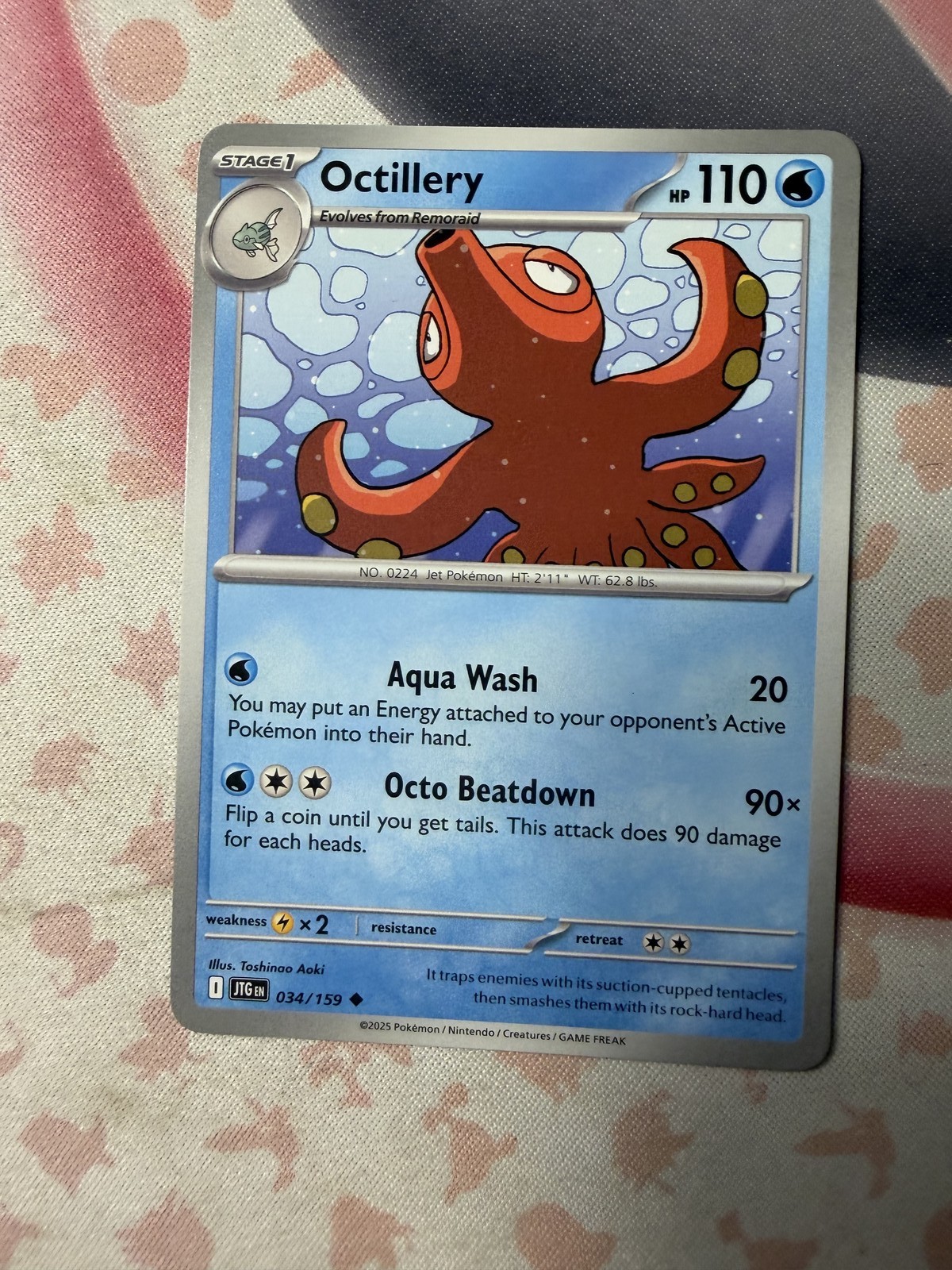 Octillery Uncommon SV09: Journey Together 034/159 NM English