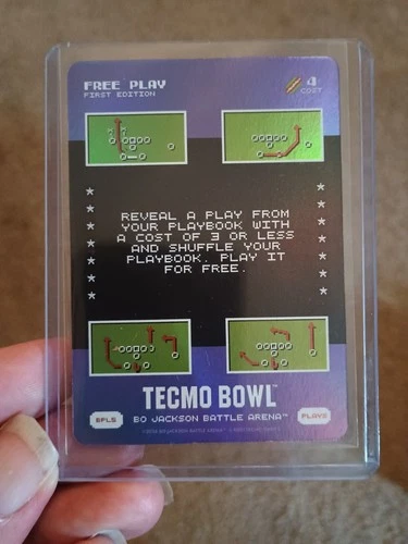 Bo Jackson Battle Arena Tecmo Bowl Bonus Play 5 Free Play - BPL5. SSP