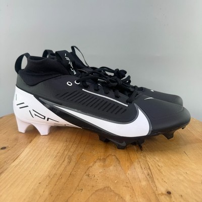 Nike Vapor Edge Pro 360 2 Men's Size 13.5 Football Cleats Black White DA5456-001