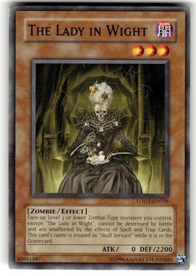 The Lady in Wight LODT-EN038 Light of Destruction Yu-Gi-Oh NM