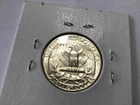 1957 silver washington quarter. bU