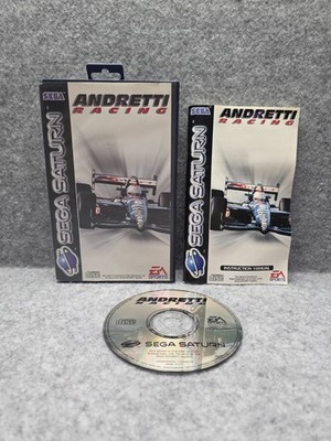 ANDRETTI RACING SEGA SATURN PAL OVP CIB BOXED KOMPLETT